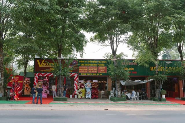 Mặt tiền chi nhánh VietSafe Bình Phước